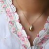 Luxury Gold Water Drop Pendant Necklace & Stud Earrings Set