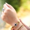 Floral Gold-Plated Pendant Necklace – Timeless Minimalist Jewellery