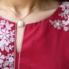White Pearl Pendant Necklace & Stud Tops – Golden Chain Jewelry Set